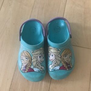 Frozen Elsa Anna crocs